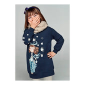 Mayoral Girls Navy Sweater Dress